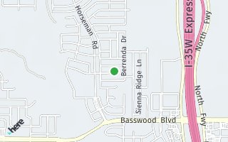 Map of 2405 Canchim St, Ft Worth, TX 76131, USA