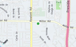 Map of 3802 Miller Rd, Rowlett, TX 75089, USA