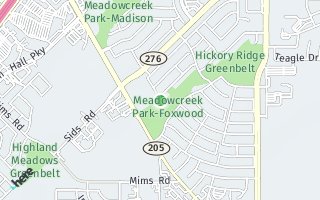 Map of 1411 Foxwood Lane, Rockwall, TX 75032, USA