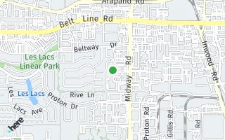 Map of 4160 Towne Green Circle, Addison, TX 75001, USA