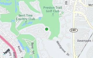 Map of 5605 Bent Tree Drive, Dallas, TX 75248, USA