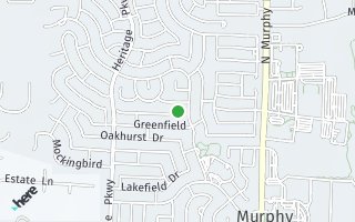 Map of 313 Shady Oaks Dr, Murphy, TX 75094, USA