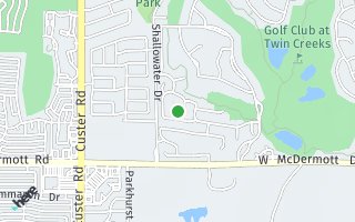 Map of 404 Blue Ridge Court, Allen, TX 75013, USA