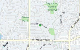 Map of 1125 Shadetree Lane, Allen, TX 75013, USA