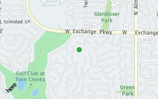 Map of 1008 Twin Creeks Drive, Allen, TX 75013, USA