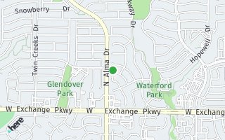 Map of 1326 Cotulla Drive, Allen, TX 75013, USA