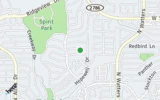 Map of 1009 Hot Springs Drive, Allen, TX 75013, USA