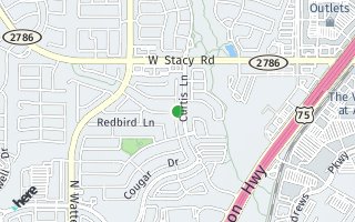 Map of 1908  Palisade Dr, Allen, TX 75013, USA