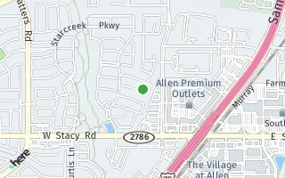 Map of 846 Deerfield Road, Allen, TX 75013, USA