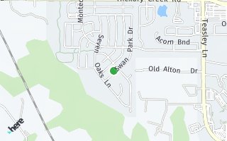 Map of 8708 Swan Park Drive, Denton, TX 76210, USA