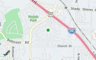 Map of 1515 Shadow Crest, Corinth, TX 76210, USA