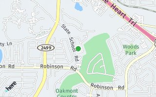 Map of 1431 Hidden Oaks Circle, Corinth, TX 76210, USA
