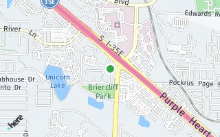 Map of 3609 Briercliff Drive, Denton, TX 76210, USA