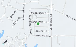 Map of 629 Lamp Post, Oak Point, TX 75068, USA