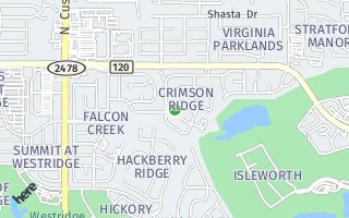 Map of 228 Prism Lane, McKinney, TX 75070, USA
