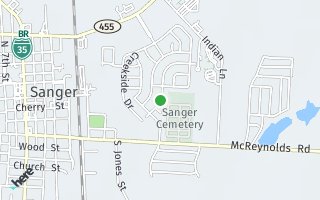 Map of 19 Kramer Lane, Sanger, TX 76266, USA