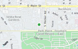 Map of 345 S 58th St. Lot 54, Mesa, AZ 85206, USA