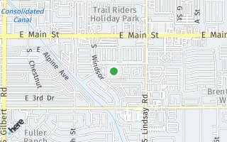 Map of 2701 E. Allred Ave. Lot 175, Mesa, AZ 85204, USA