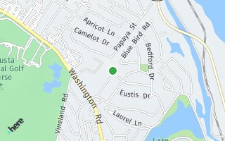 Map of 1018 Blue Bird Road, Augusta, GA 30904, USA