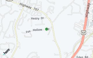 Map of 508  Fox Hollow Rd, Murrells Inlet, SC