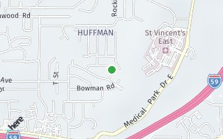 Map of 820 Marion Lane, Birmingham, AL 35235, USA
