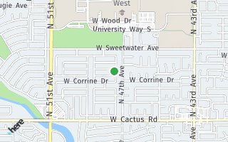 Map of 4721 W Rosewood Dr, Glendale, AZ 85304, USA
