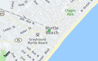 Map of 1521  TAMS DRIVE, NORTH MYRTLE BEACH, SC 29582