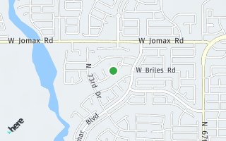 Map of 7158 W Briles Rd, Peoria, AZ 85383, USA