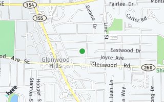 Map of 2595 Eastwood Drive, Decatur, GA 30032, USA