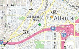 Map of 244  Peters Street, SW #10, Atlanta, GA 30313, USA