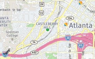 Map of 244  Peters Street, SW 5, Atlanta, GA 30313, USA
