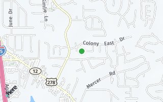 Map of 1452 Colony Hill Ct, Stone Mountain, GA 30083, USA
