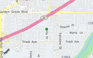 Map of Lilly Street, Garden Grove, CA 92843, USA