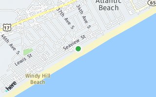 Map of 3802 S OCEAN BLV  UNIT #304 WINDY HILLDUNES, North Myrtle Beach, SC 29582