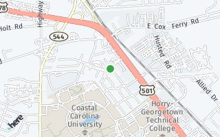 Map of 1025  Carolina Road Unit F4, Conway, SC 29526