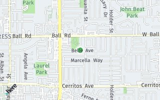Map of 6201 Belle Av, Buena Park, CA 90620, USA