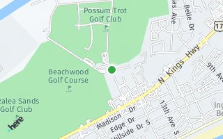 Map of 1100 Possum Trot G116, North Myrtle Beach, SC 29582, USA