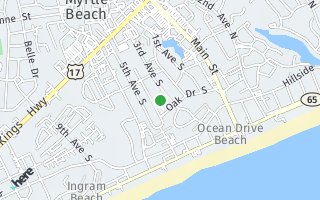 Map of 305 Hickory Ave., North Myrtle Beach, SC 29582, USA
