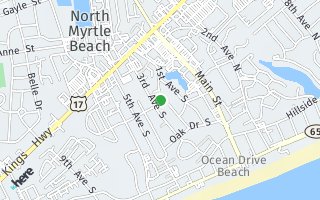Map of 611 2nd Ave S. Unit 16B, North Myrtle Beach, SC 29582, USA