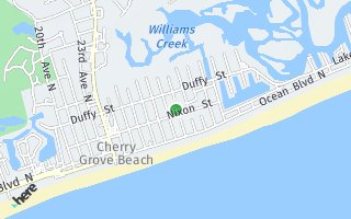 Map of 317 30th Ave N, North Myrtle Beach, SC 29582