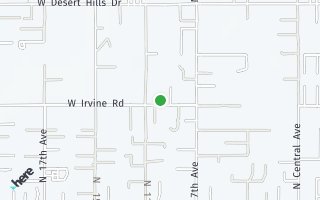 Map of 910 W Irvine Road, Phoenix - Desert Hills, AZ 85086, USA