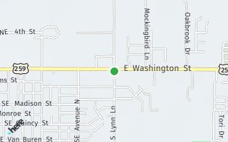 Map of 2105 S. Lynn Lane, Idabel, OK 74745, USA