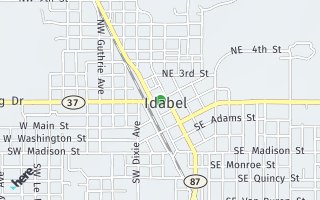 Map of 858 Legates Road, Idabel, OK 74745, USA
