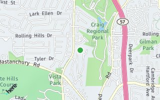 Map of 2657 Saratoga Drive, Fullerton, CA 92835, USA