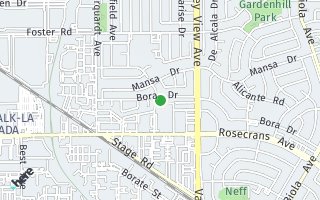 Map of 14008 Bora Dr, La Mirada, CA 90638, USA
