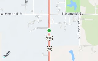 Map of 2403 South Park Drive, Broken Bow, OK 74728, USA