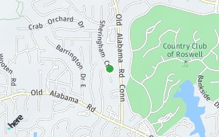Map of 375 Sheringham Ct, Roswell, GA 30076, USA
