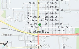 Map of Hickory Hut Rental Cabin, Broken Bow, OK 74728, USA