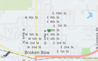 Map of 606 Campbell, Broken Bow, OK 74728, USA