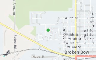 Map of 409 Circle Drive, Broken Bow, OK 74728, USA